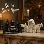 Robed Ghost Candle Pair