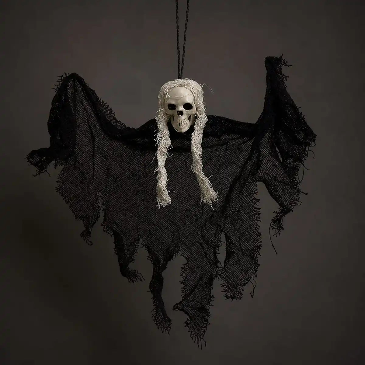 Hanging Skull Ghost Decoration