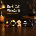 Hooded Cat Desk Figures