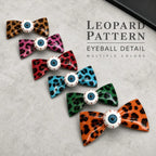 Leopard Eyeball Bow Clip