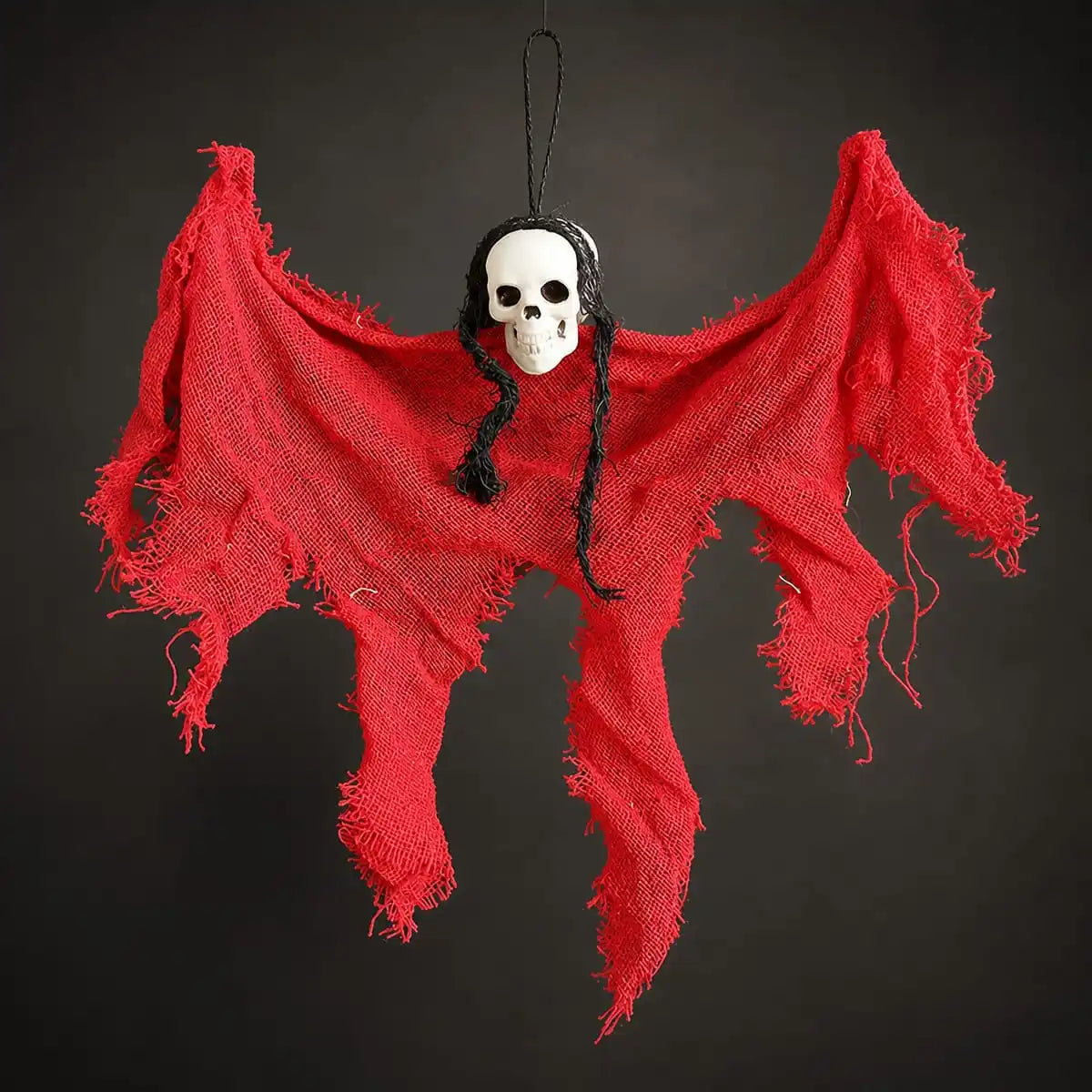 Hanging Skull Ghost Decoration