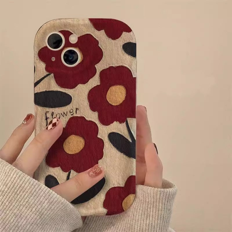 Winter Poppy iPhone Case