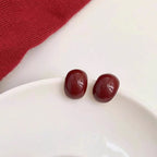 Retro stud earrings elegant design