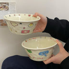 Graffiti Cartoon Ceramic Bowl