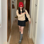 Classic Beanie with Patch Detail