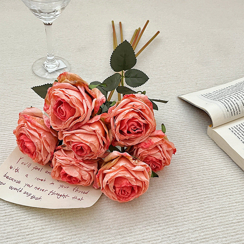 Faux Rose Bouquet Decorative - Modomu