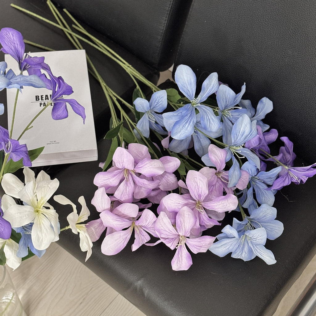 Flame Orchid Artificial Flower Stem - Modomu