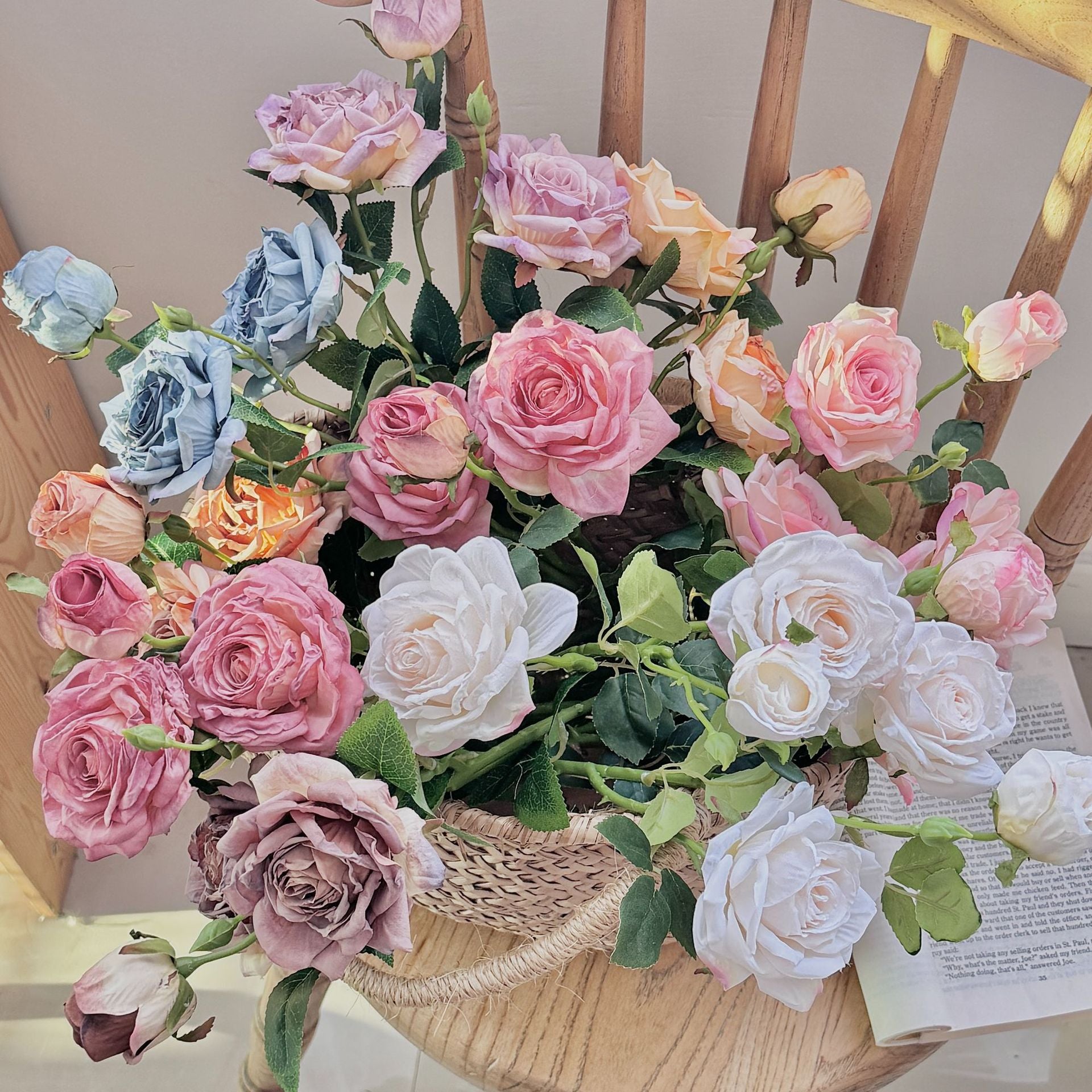 Retro Burnt Edge Rose Bouquet - Modomu