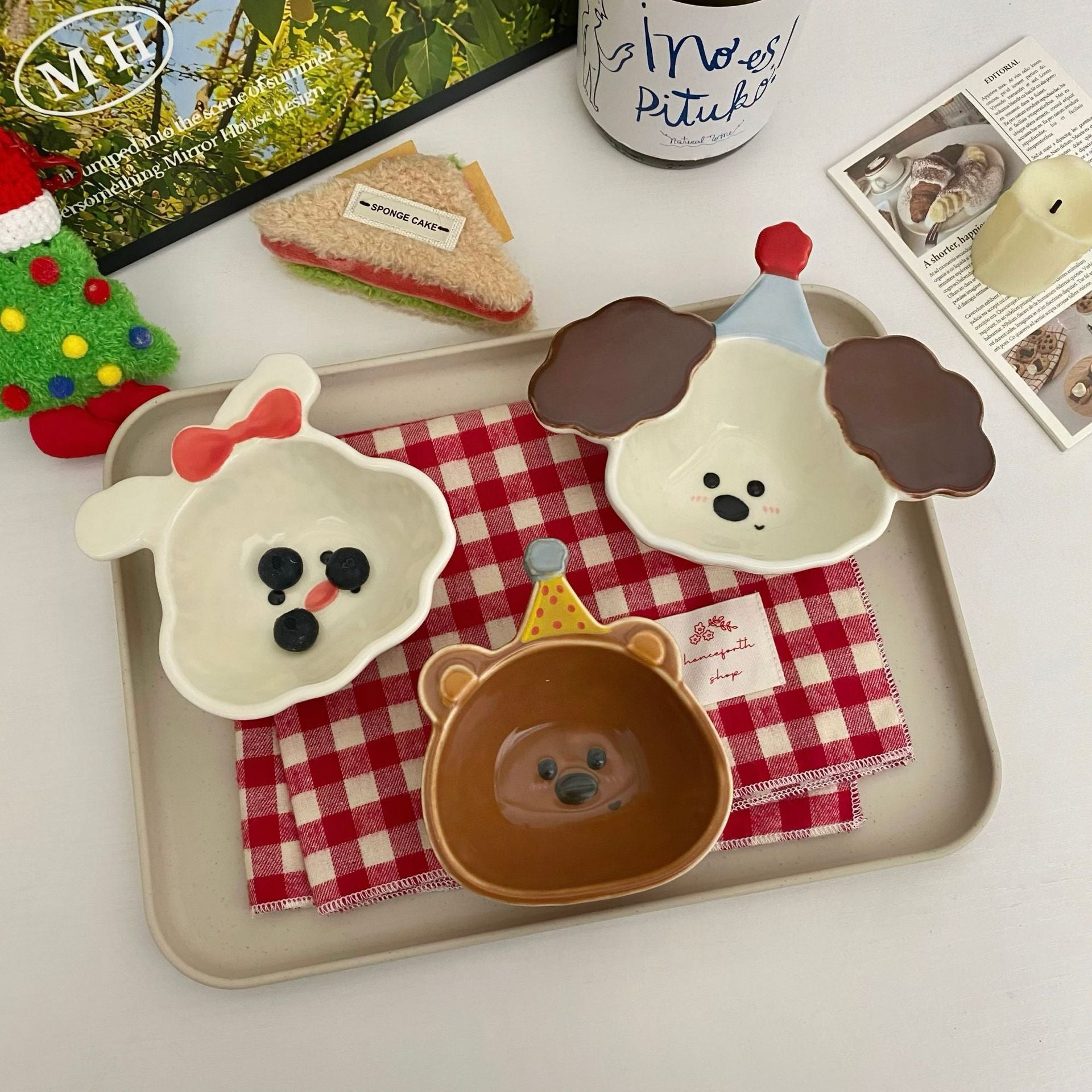 Cartoon Animal Ceramic Sauce Plate - Modomu