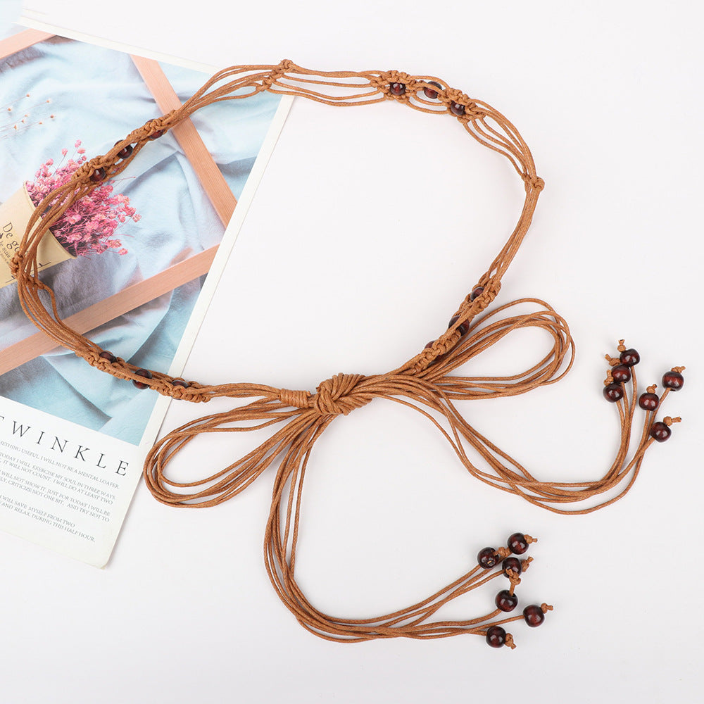 Bohemian Beaded Waist Belt - Modomu