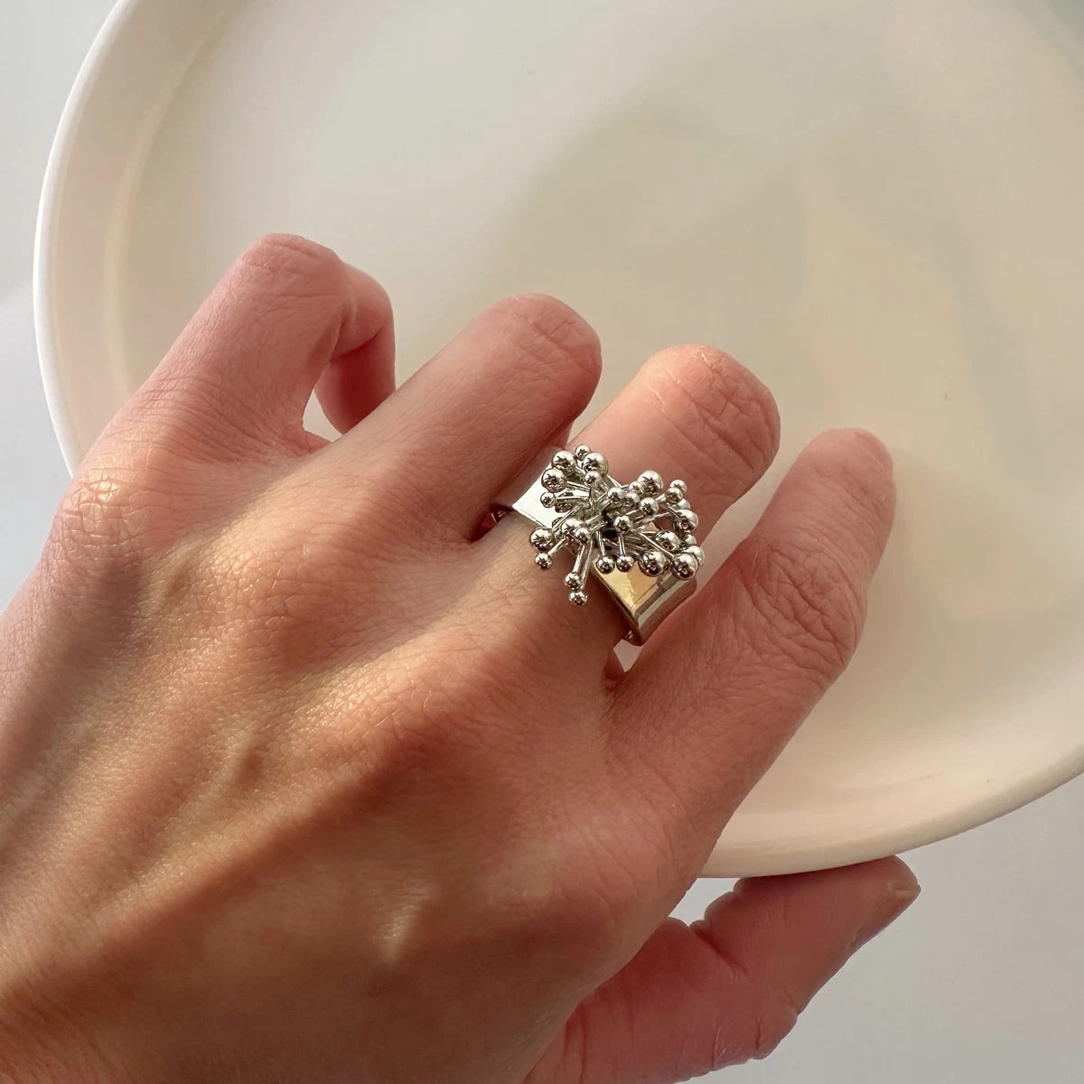 Minimalist Open Love Ring