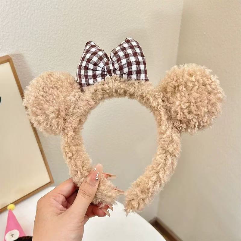 Cute Bear Plush Headband - Modomu