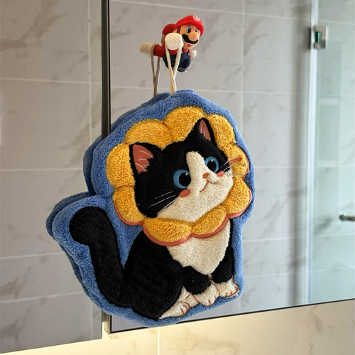 Cute Cat Hand Towel - Modomu