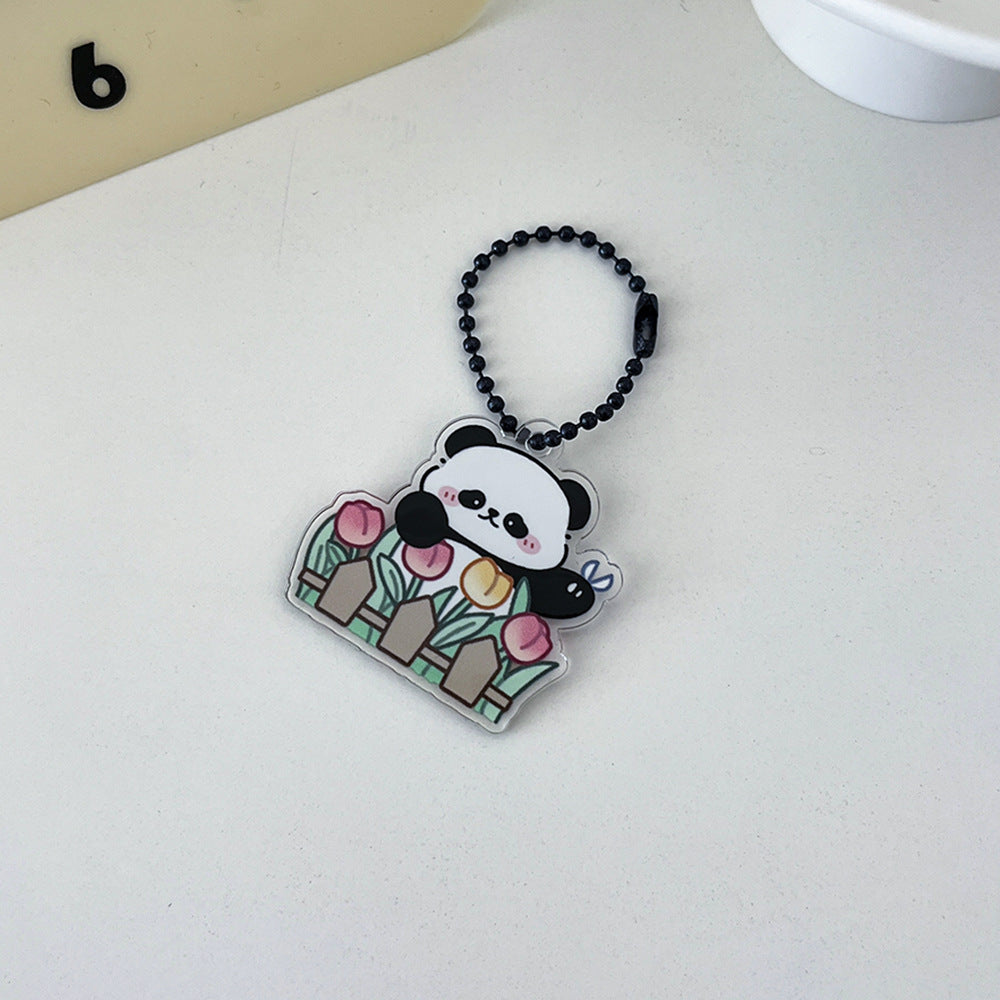 Panda Acrylic Keychain Charm - Modomu