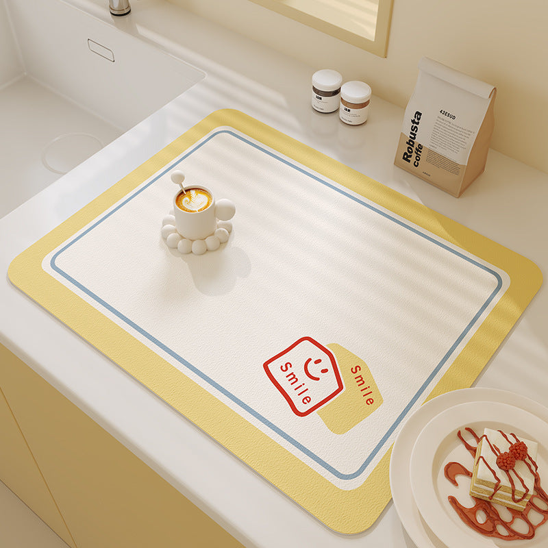 Cartoon Diatom Mud Drain Mat - Modomu