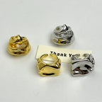 Irregular Hollow Statement Ring - Modomu