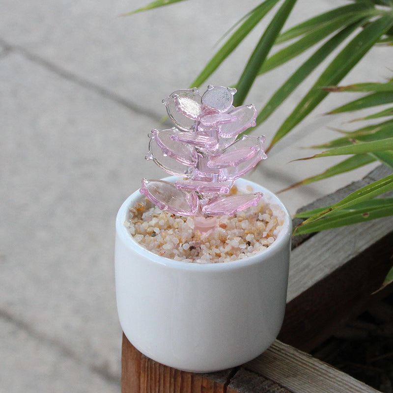 Glass Succulent Cactus Ornament - Modomu