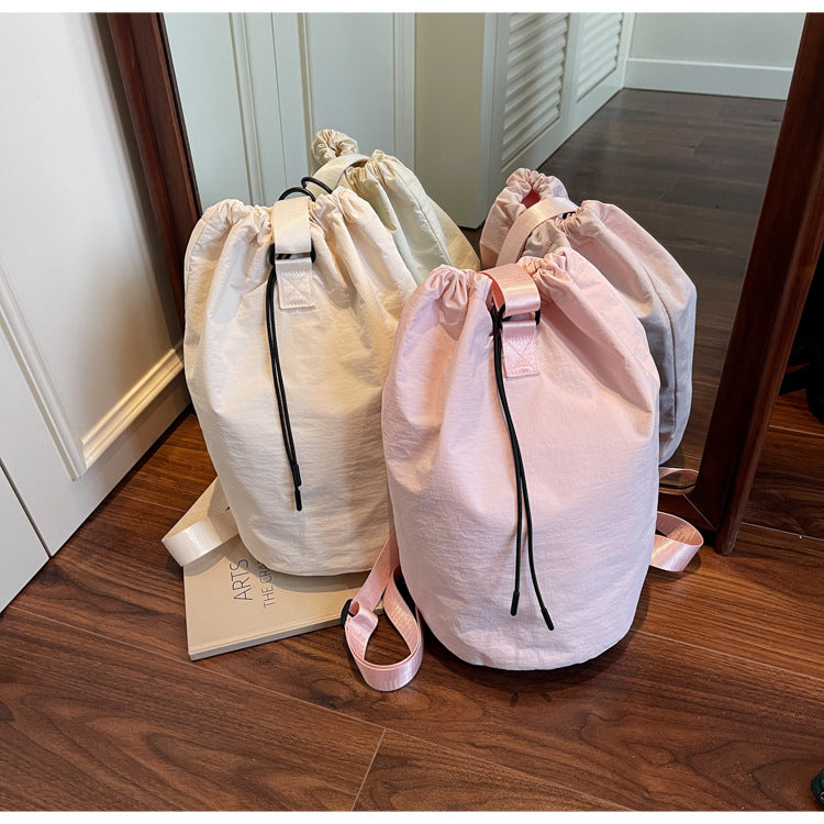 Drawstring Bucket Backpack
