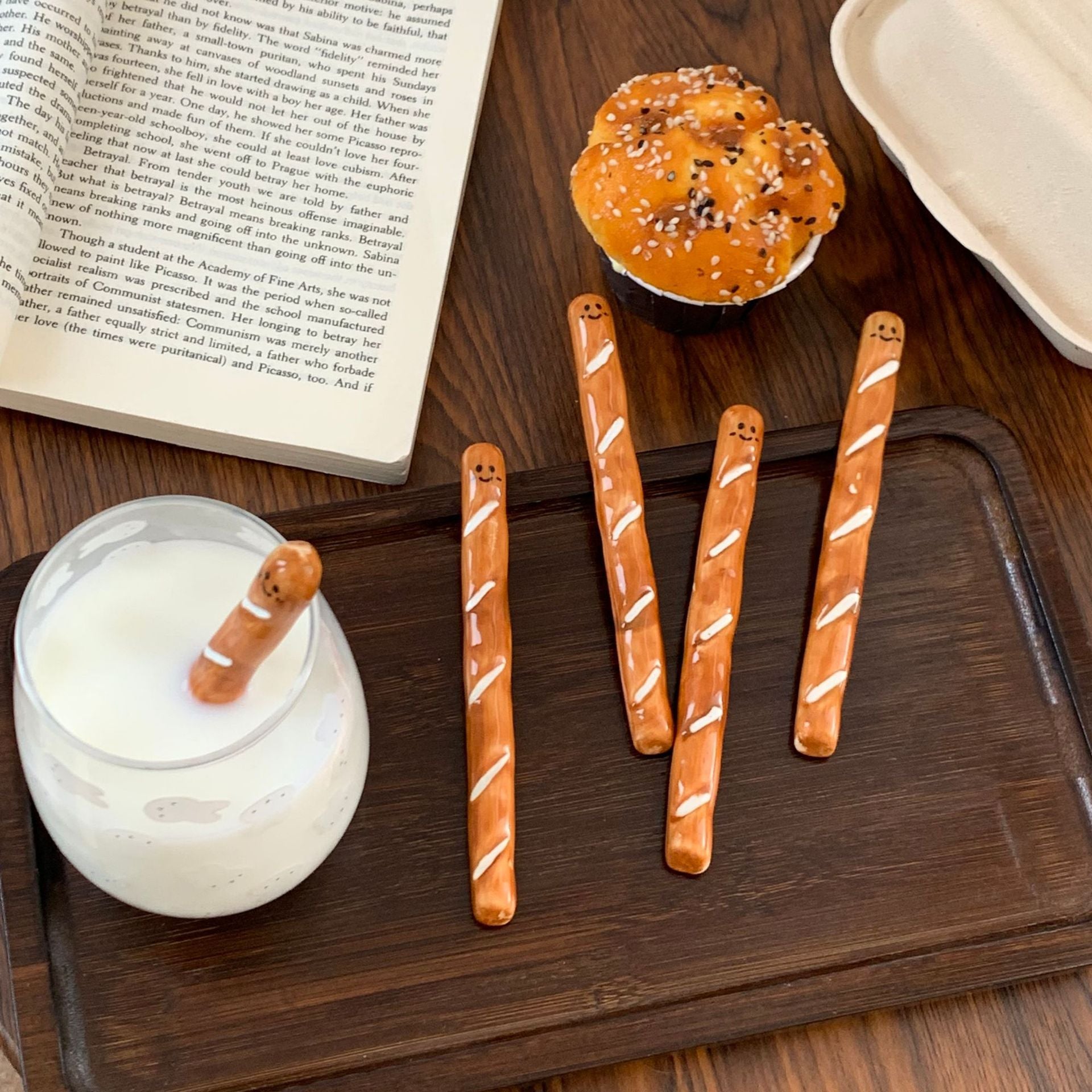 Ceramic Baguette Drink Stirrer - Modomu