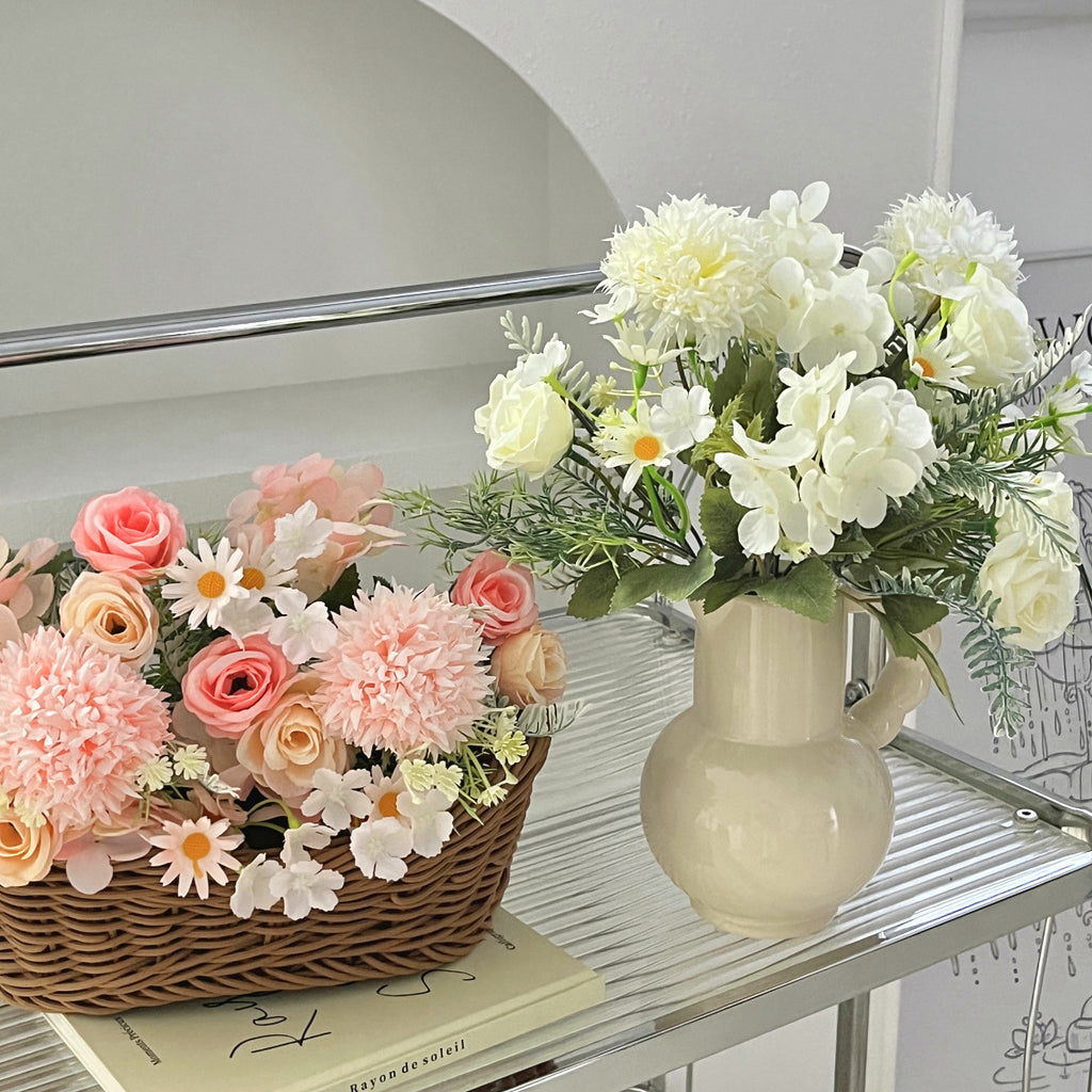 Artificial Rose Hydrangea Bouquet