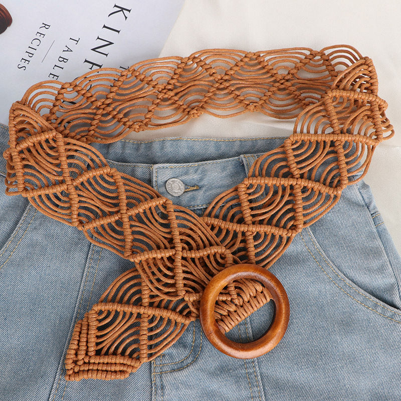 Handmade Woven Waist Belt - Modomu
