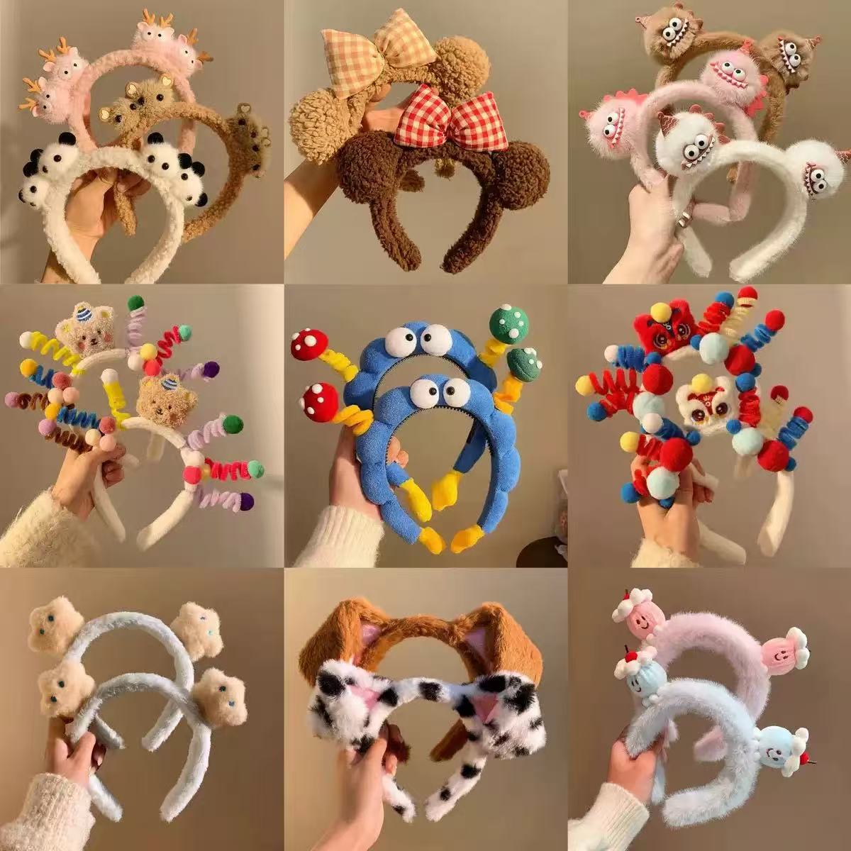 Cute Bear Plush Headband - Modomu