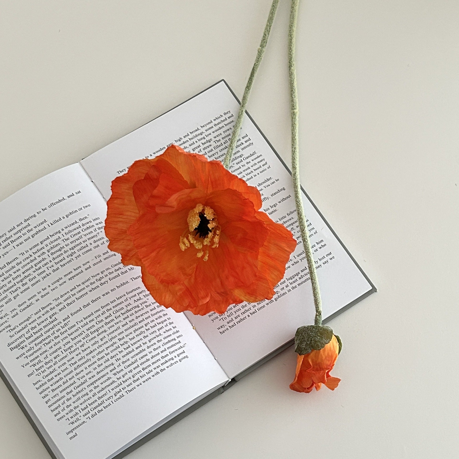 Realistic Poppy Silk Stems - Modomu