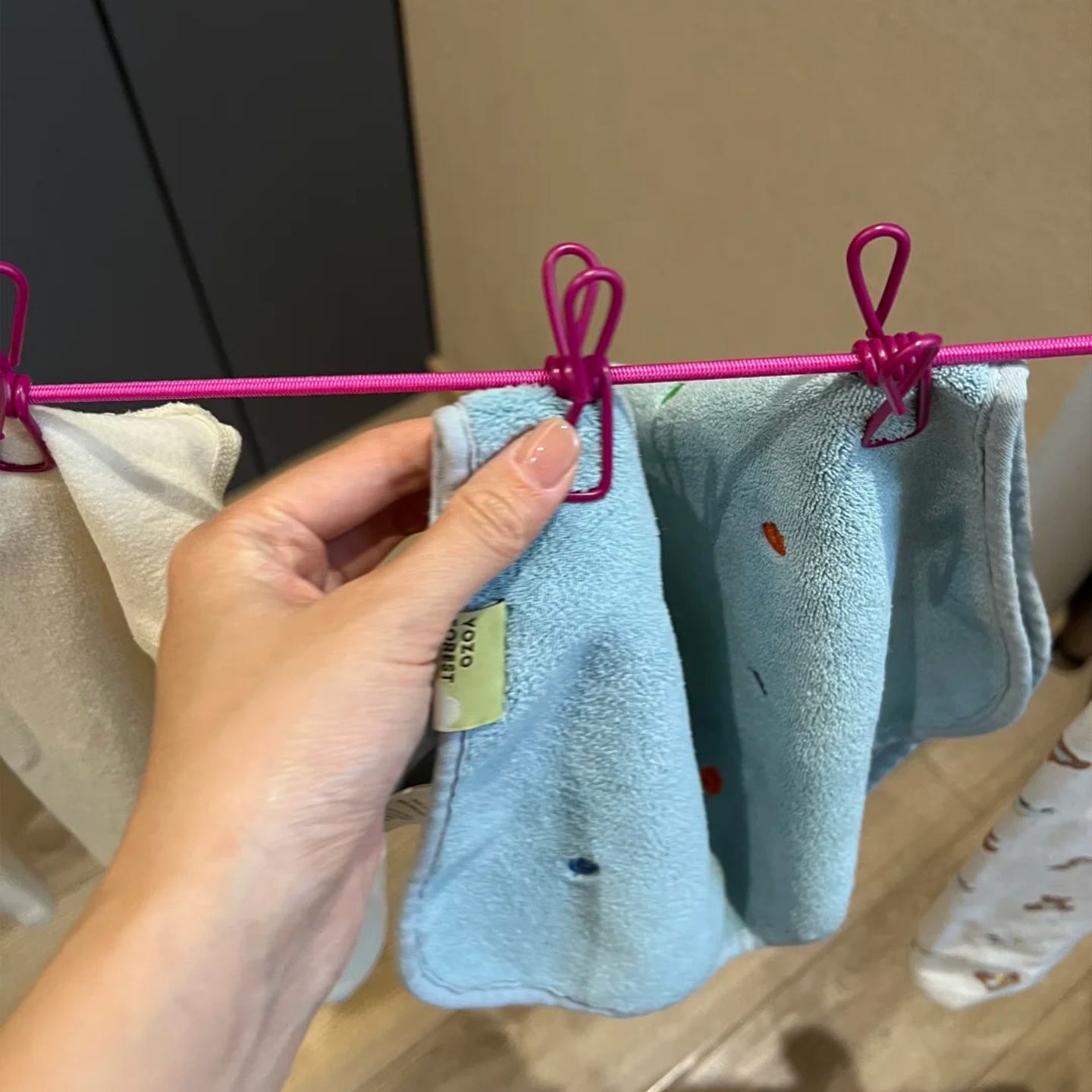 Foldable Portable Travel Clothesline