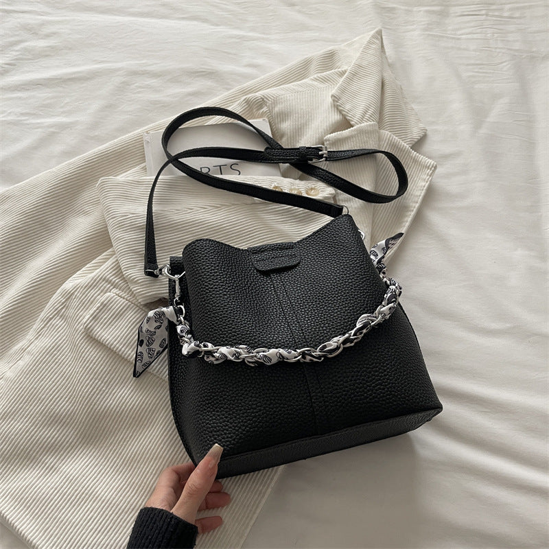 Chain Bucket Shoulder Bag