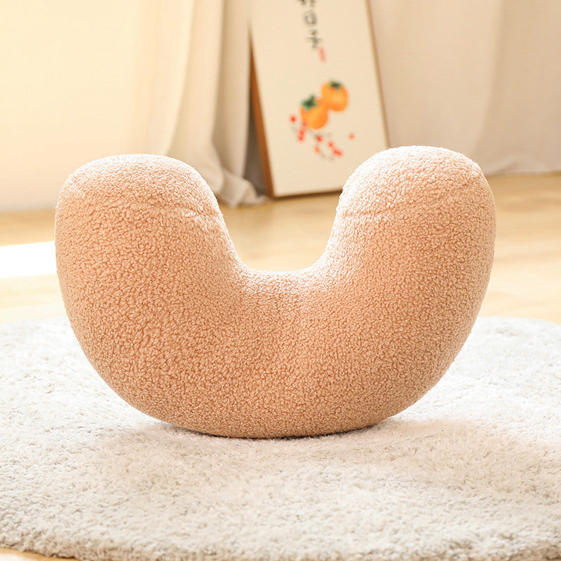 Milk Coffee Cashmere Fleece Pillow