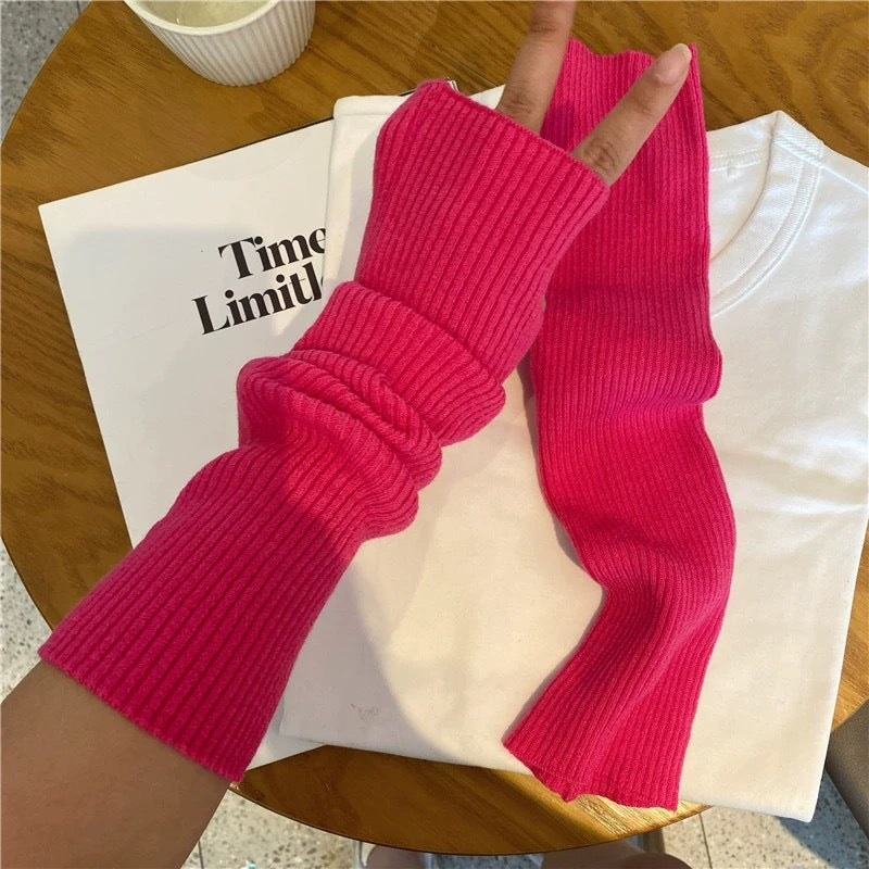 Knitted Arm Warmers Cozy Fit - Modomu