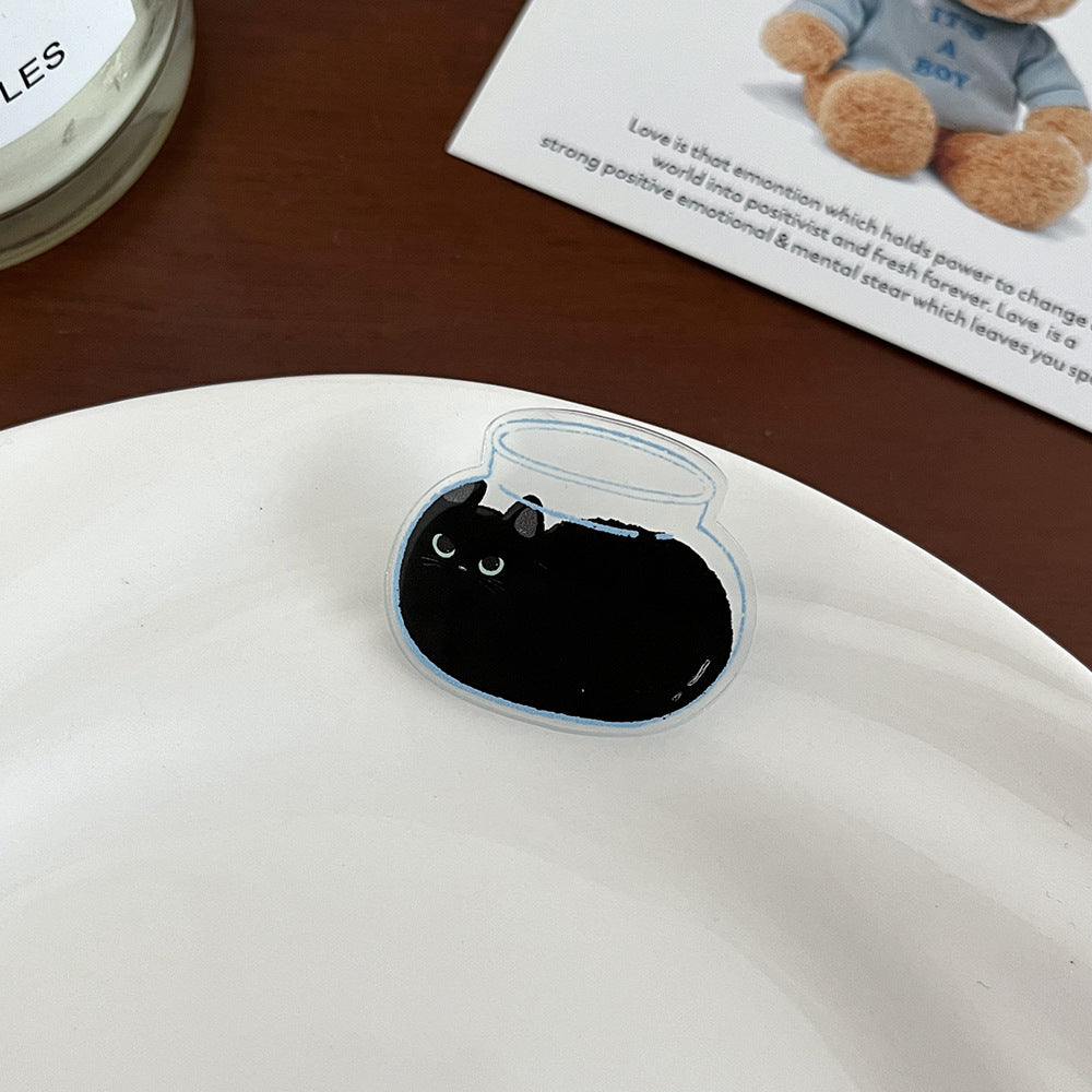 Cat Brooch Cartoon Pin