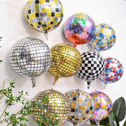 22寸4D迪斯科DISCO铝膜气球KTV酒吧年会生日派对舞会开业典礼布置