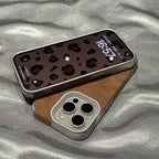 Saddle Tan Leather-Look iPhone Case