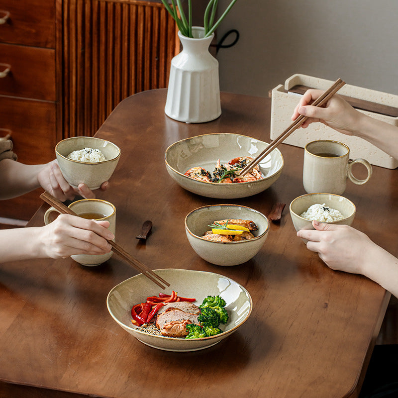 Nostalgic Irregular Ceramic Bowl - Modomu