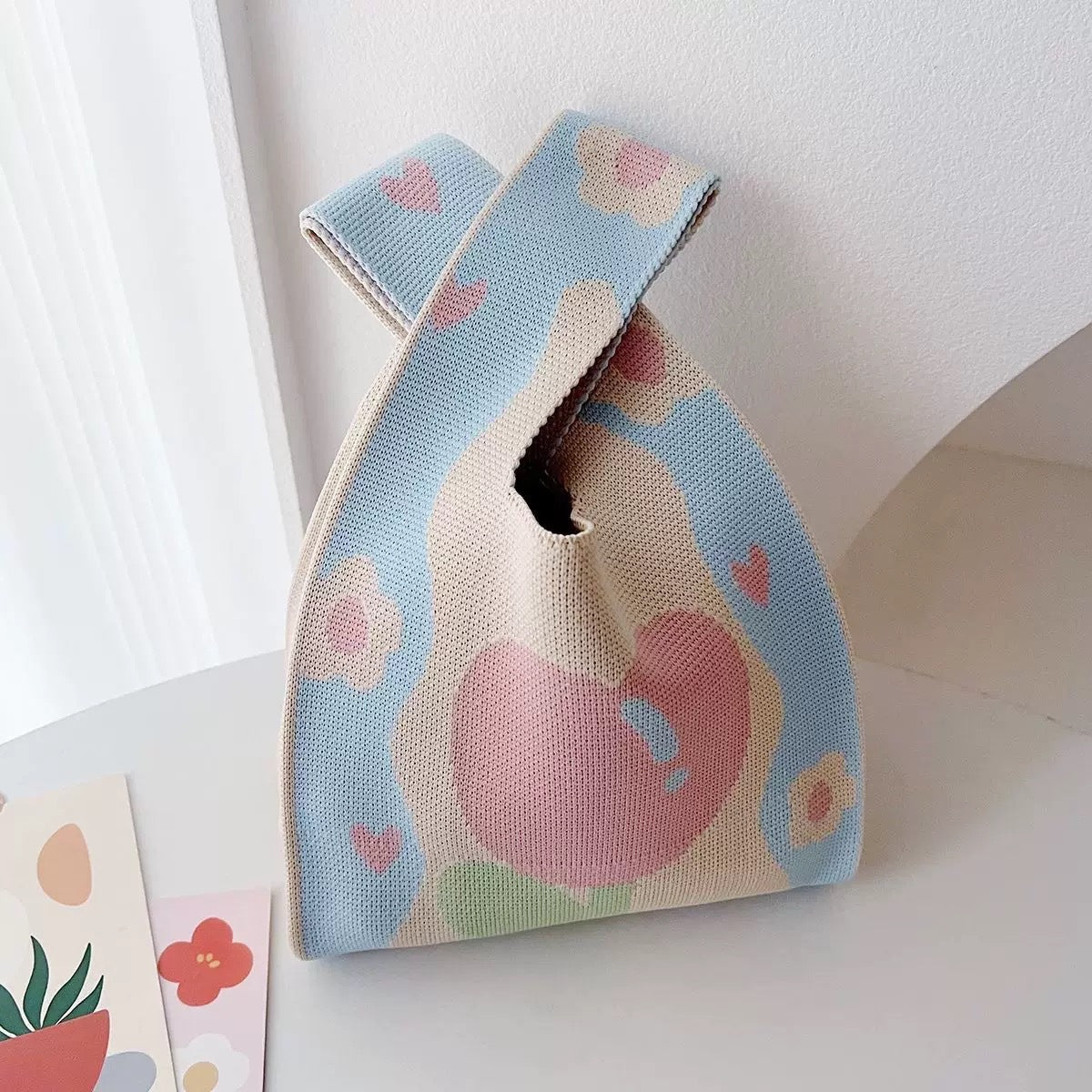 Knitted Animal Tote Bucket Bag - Modomu