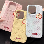 Polka Dot Apple Phone Case