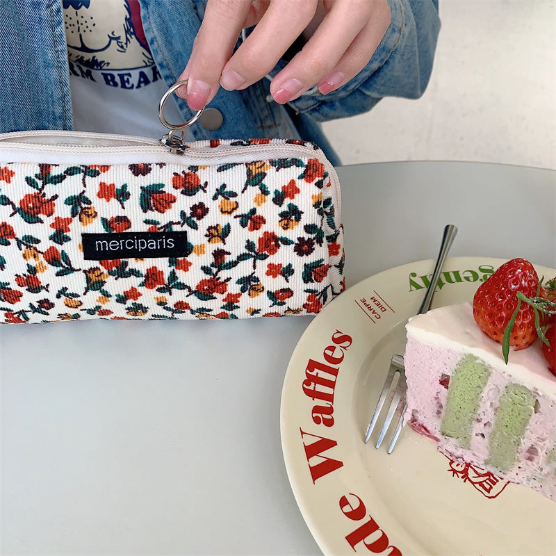 Corduroy Pencil Case Organizer - Modomu