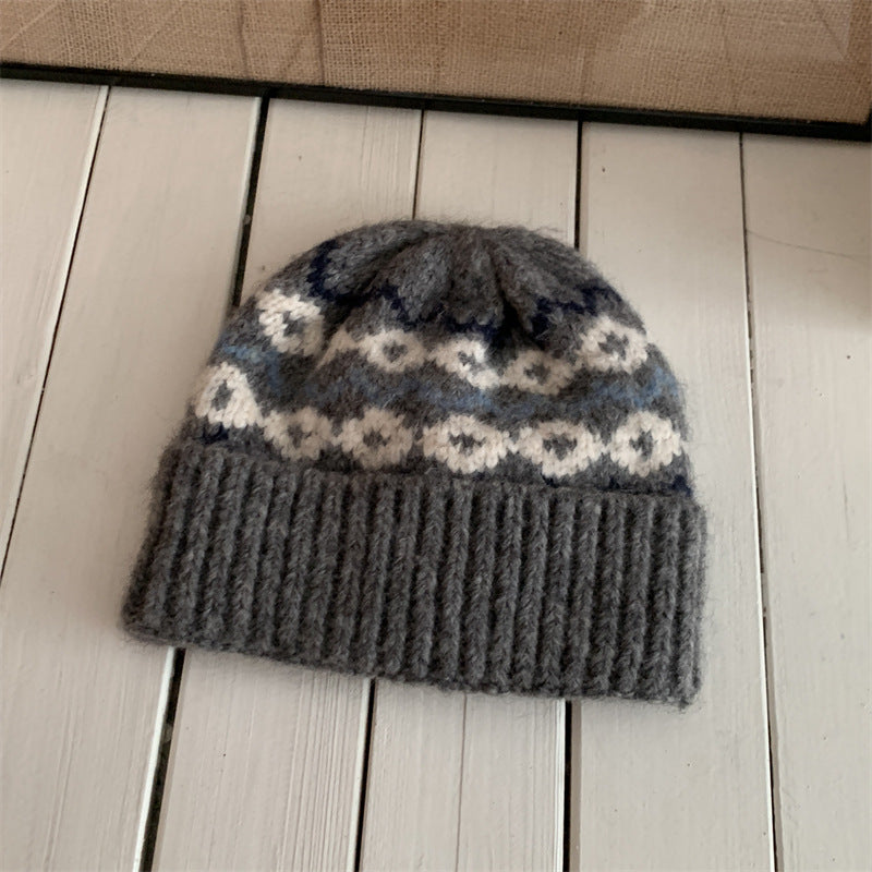 Fair Isle Knit Winter Beanie - Modomu