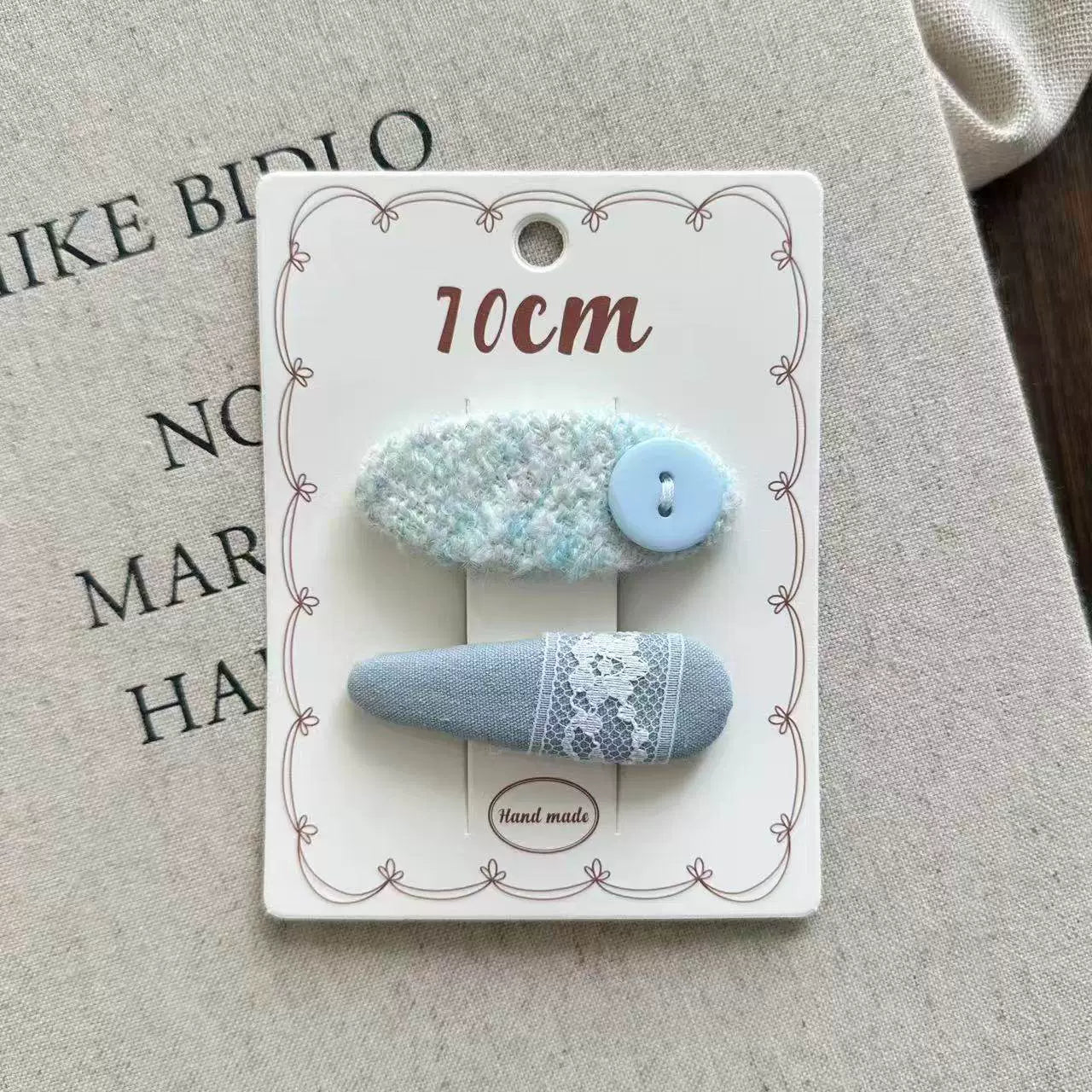 Korean Embroidered Flower Hair Clip - Modomu