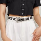 Rhinestone Wide Fashion Belt - Modomu