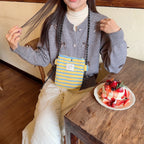 Plush Polka Dot Shoulder Bag - Modomu