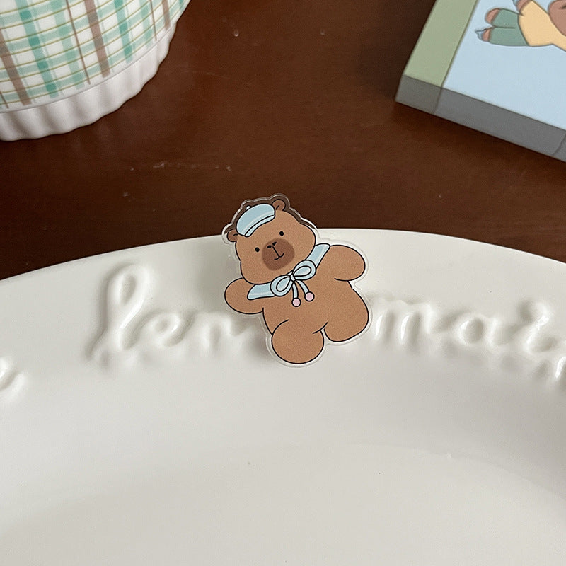 Cute Cartoon Acrylic Brooch Pin - Modomu