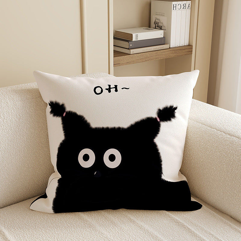 Cartoon Critter Throw Cushion – Cat Designs