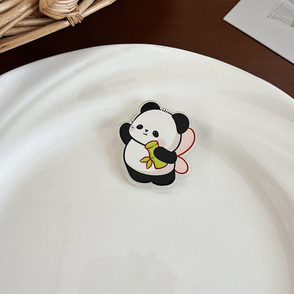 Cute Panda Cartoon Brooch Pin - Modomu