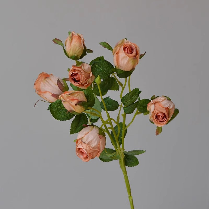 Retro Roasted Edge Silk Roses - Modomu