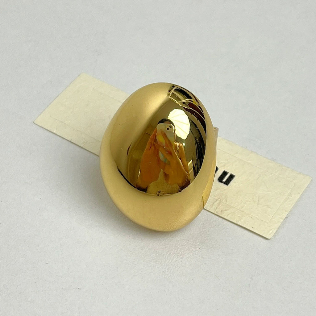 Minimalist Oval Metal Ring - Modomu