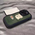 Painted Puppy Bumper Phone Case – Black & White