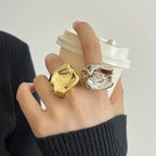 Irregular Hollow Statement Ring - Modomu
