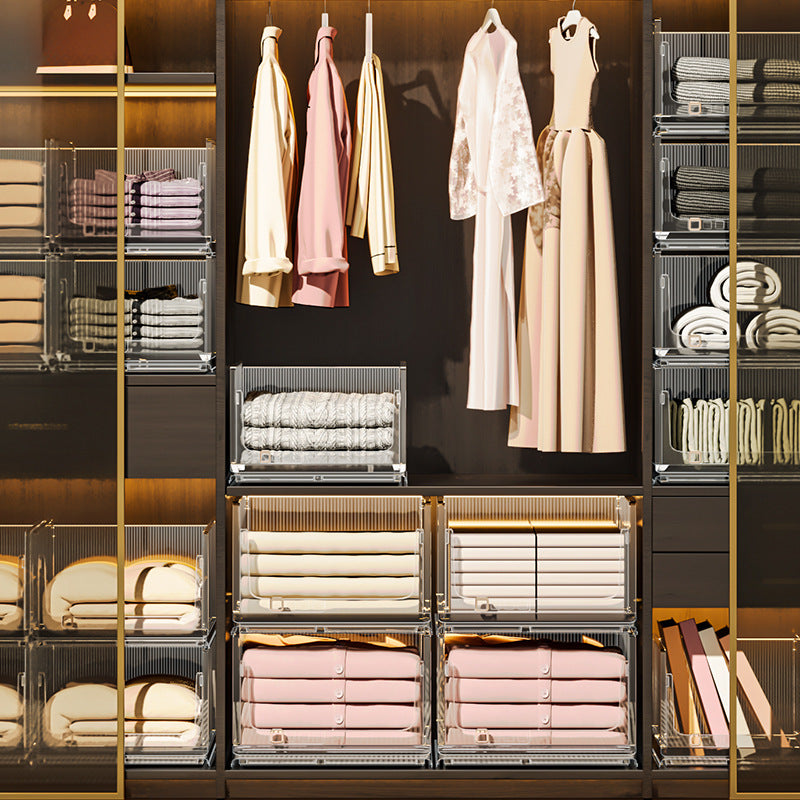 Stackable Wardrobe Storage Basket